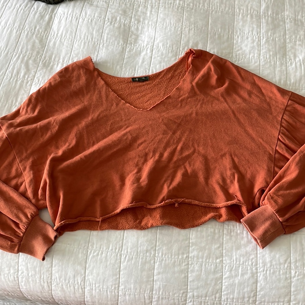 Cropped sweatshirt
